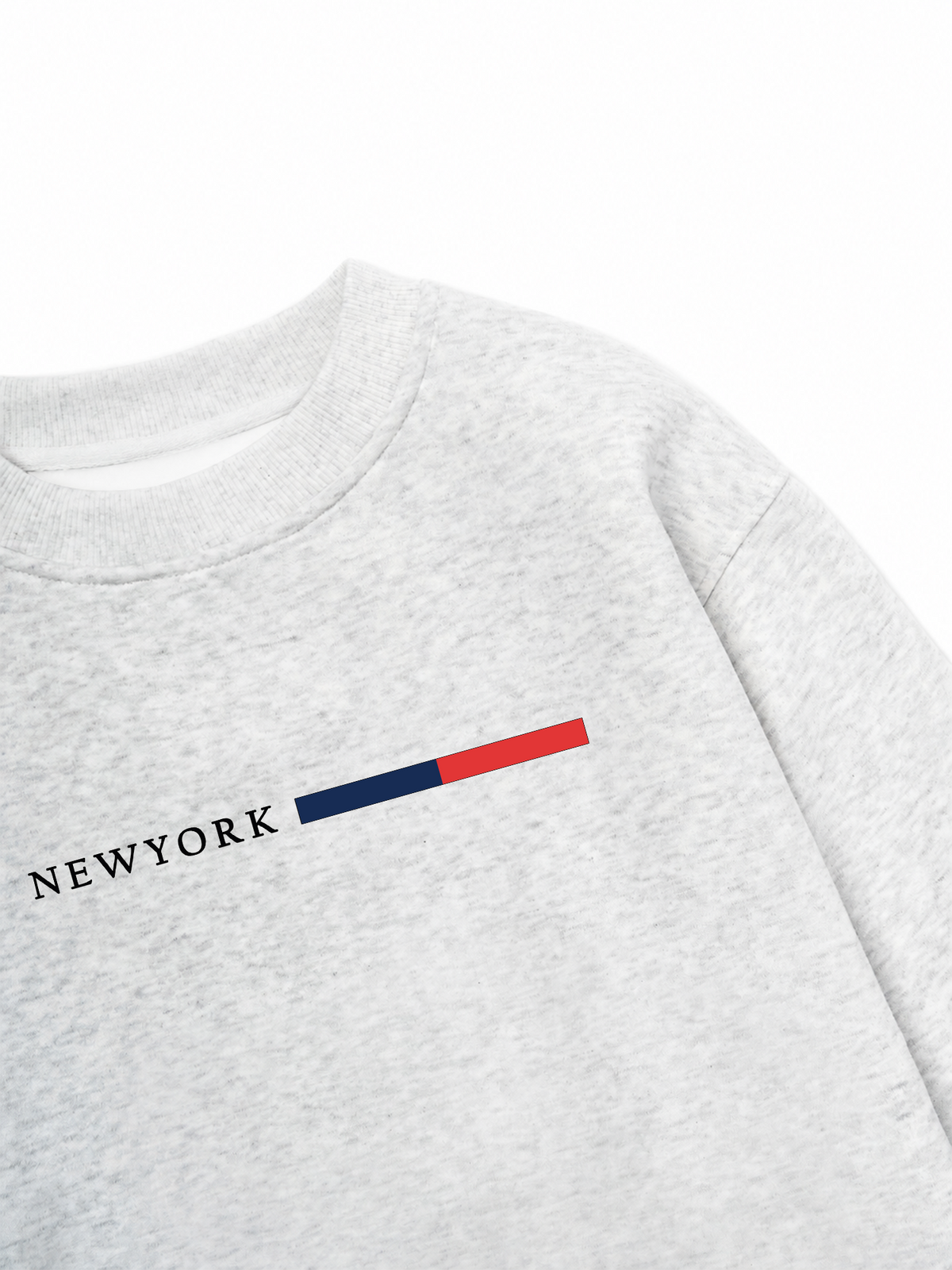 Áo Sweater Nỉ Hai Da City Paris Basic Logo