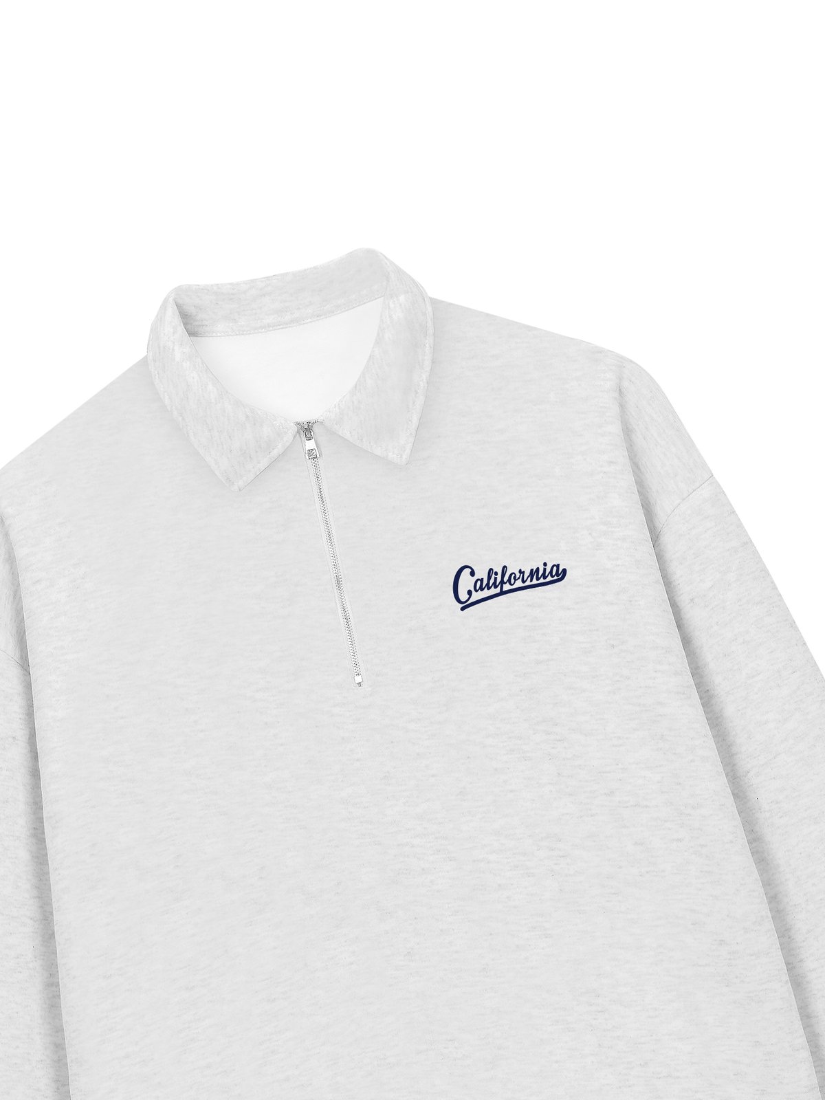 Áo Sweater Polo Nỉ Hai Da USA Califorinia Blue