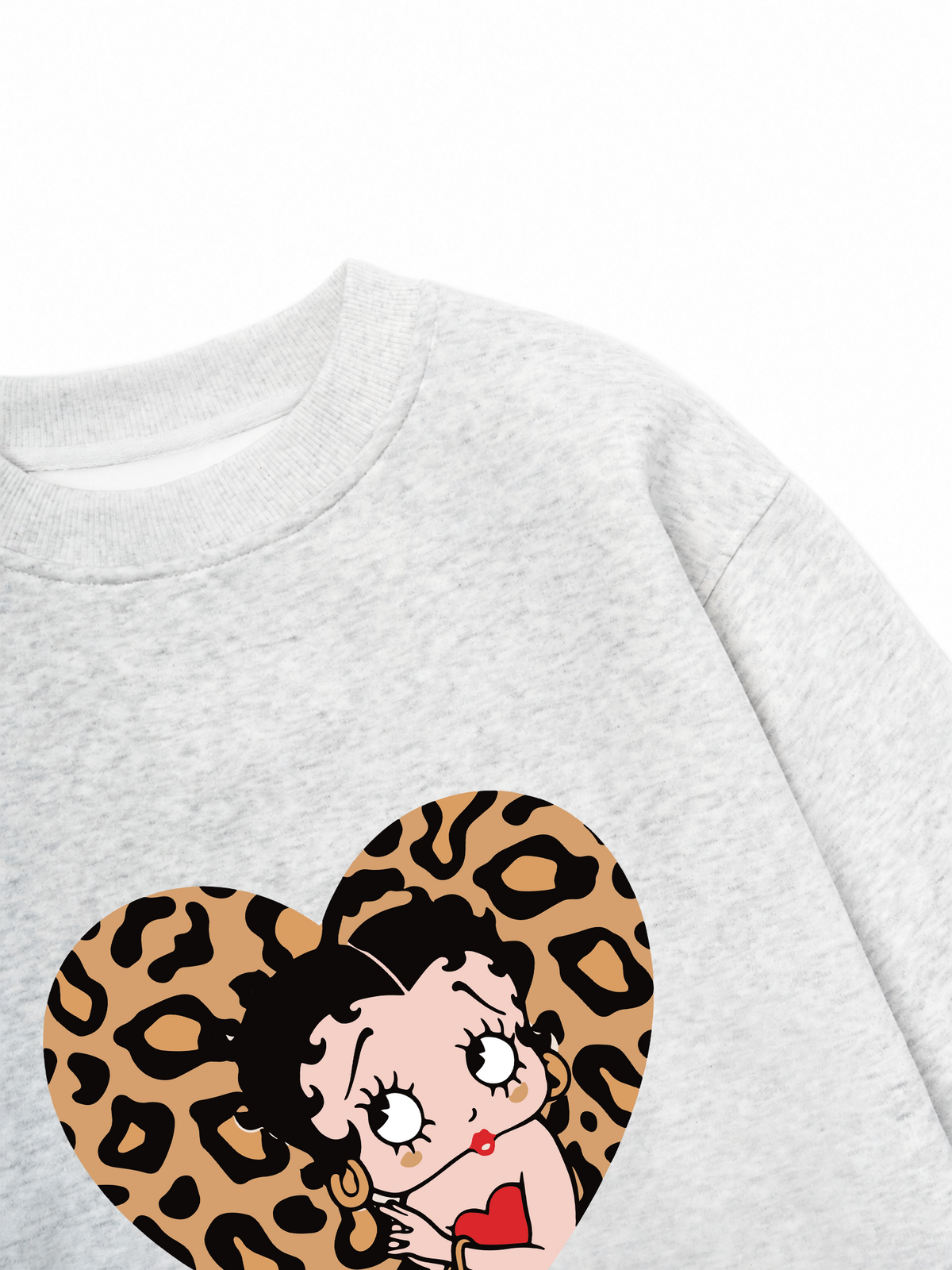 Áo Sweater Nỉ Hai Da Urban Leopard Betty Cheetah Heart