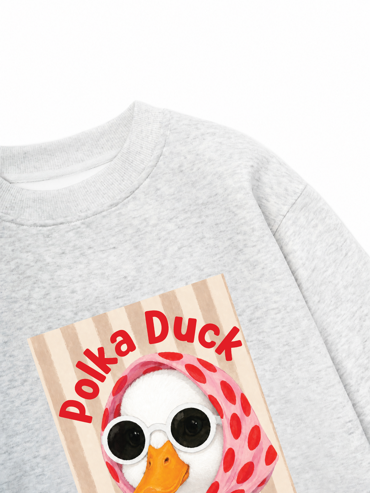 Áo Sweater Nỉ Hai Da Farm Polka Duck