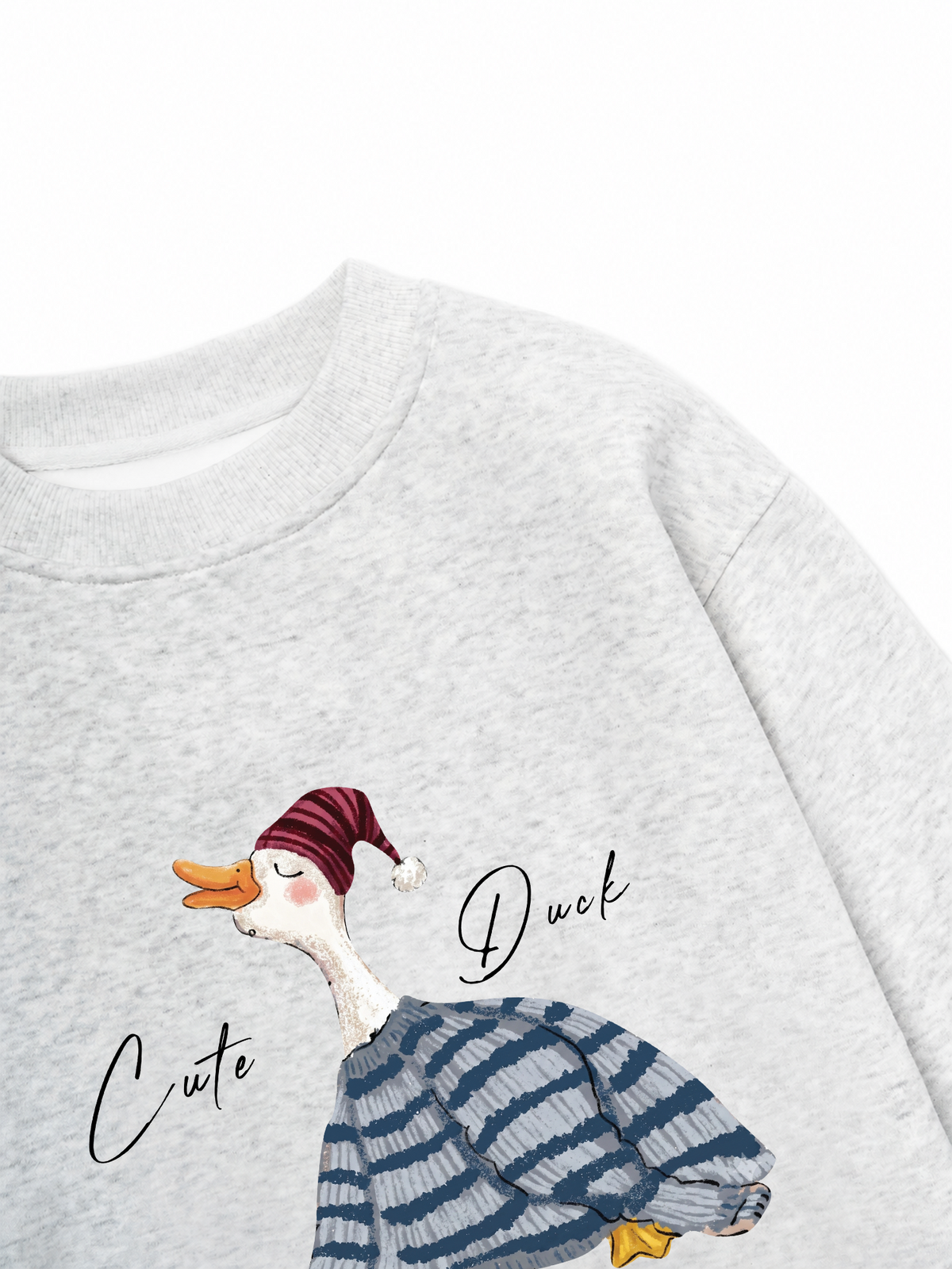Áo Sweater Nỉ Hai Da Farm Cute Duck