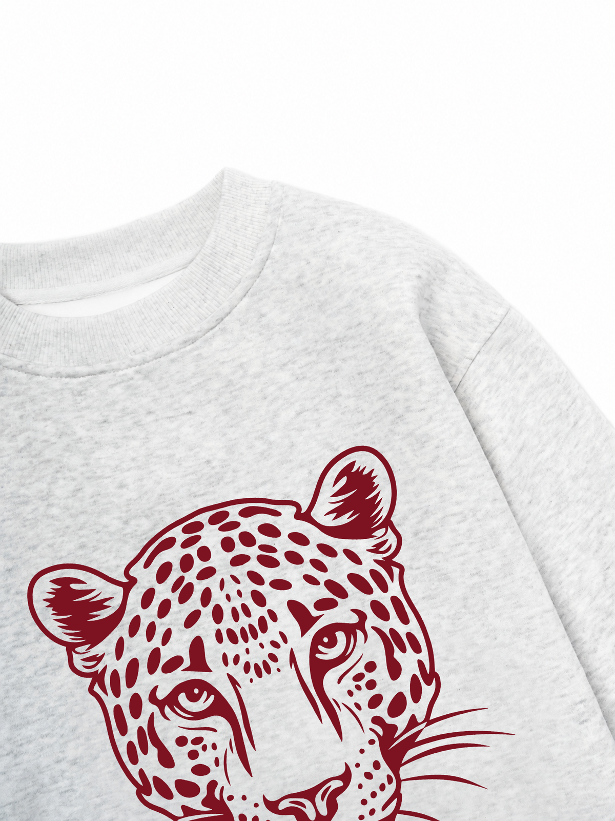 Áo Sweater Nỉ Hai Da Urban Leopard Feline Face