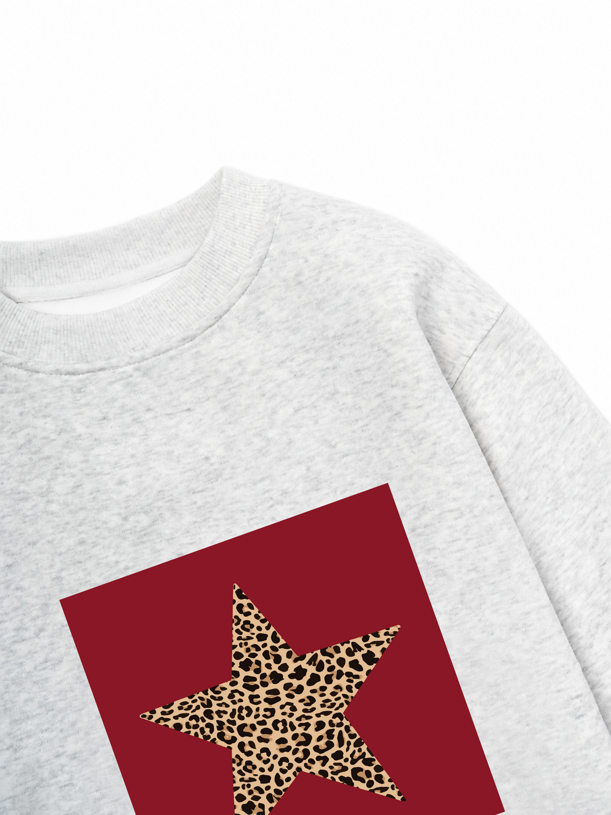 Áo Sweater Nỉ Hai Da Urban Leopard Star