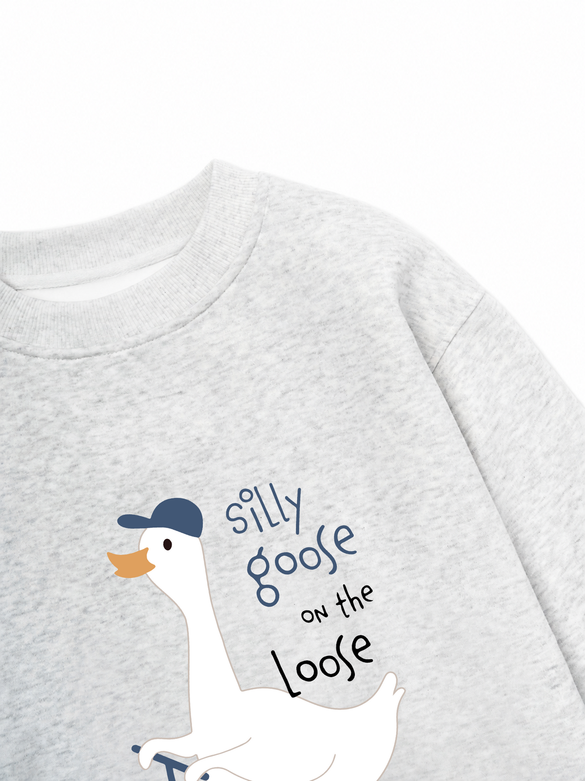 Áo Sweater Nỉ Hai Da Farm Silly Goose On The Loose