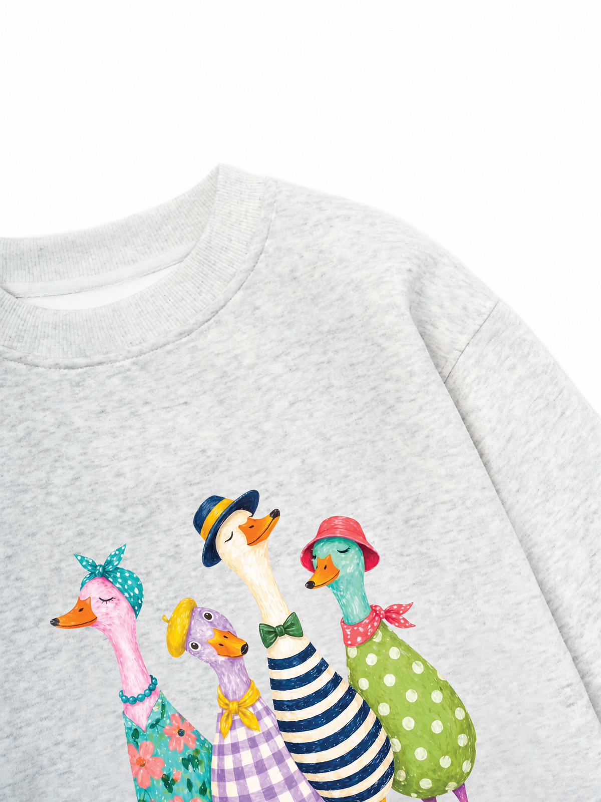 Áo Sweater Nỉ Hai Da Farm Duck Group