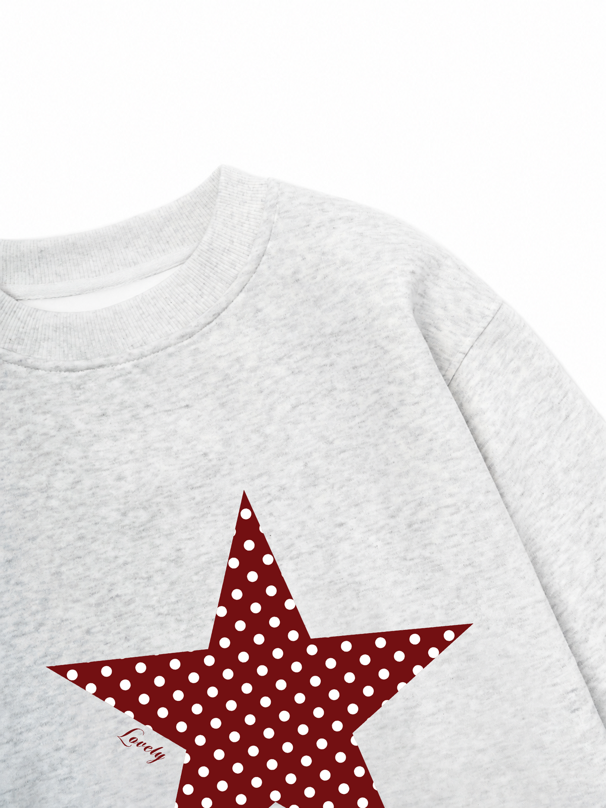 Áo Sweater Nỉ Hai Da Dotty Mood Polka Dot Star