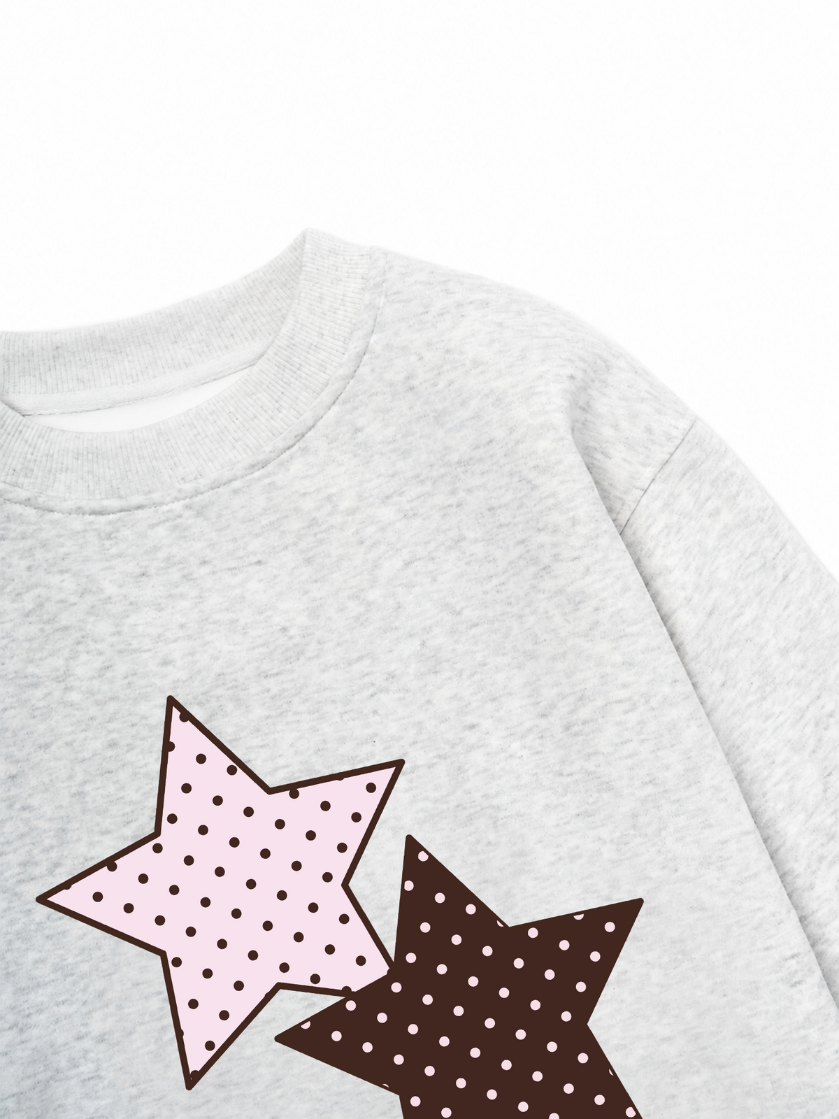 Áo Sweater Nỉ Hai Da Dotty Mood Self Love Stardust