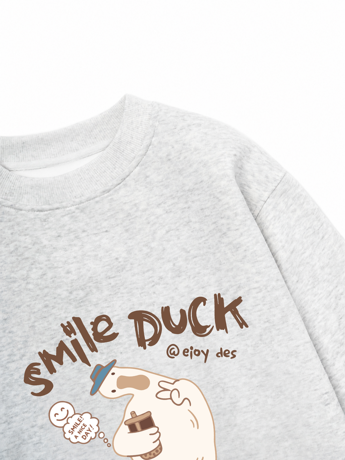 Áo Sweater Nỉ Hai Da Farm Smile Duck