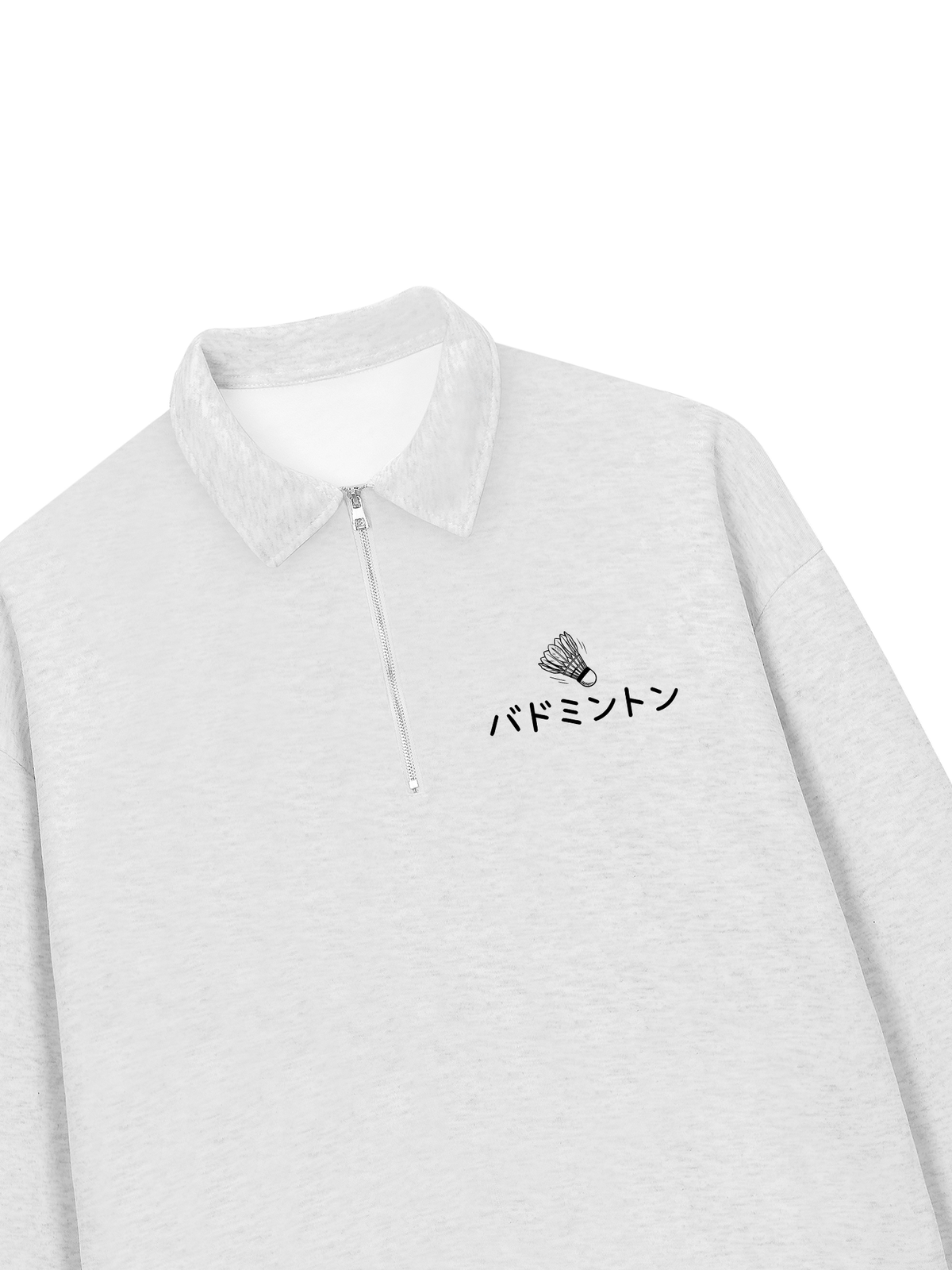 Áo Sweater Polo Nỉ Hai Da Badminton Tokyo