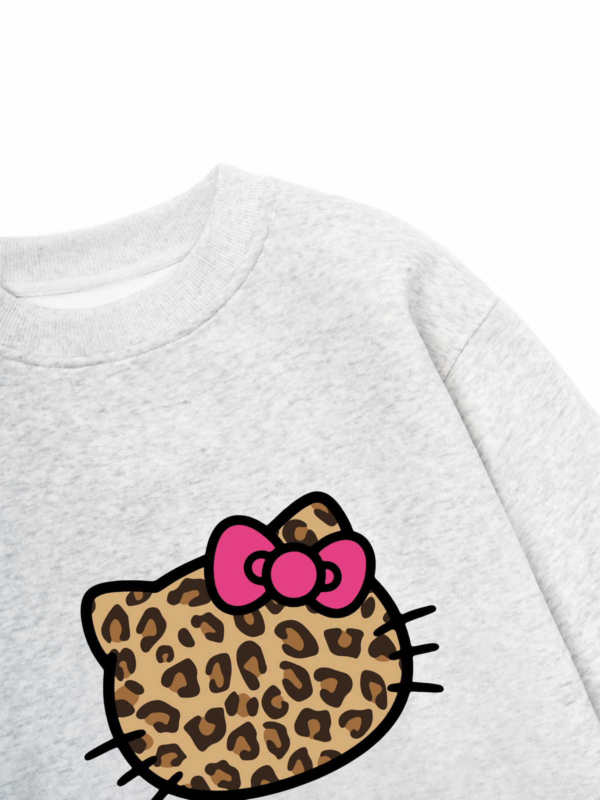 Áo Sweater Nỉ Hai Da Urban Leopard Kitty