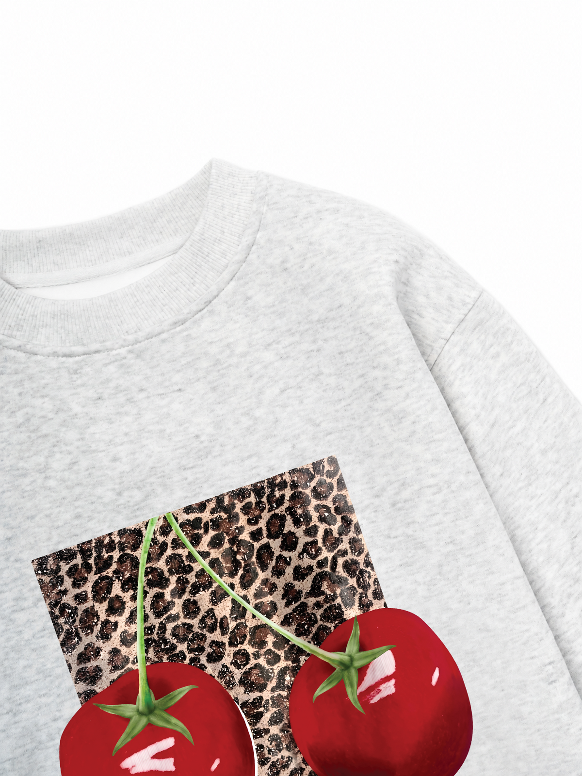 Áo Sweater Nỉ Hai Da Urban Leopard Tomatoes Perfection