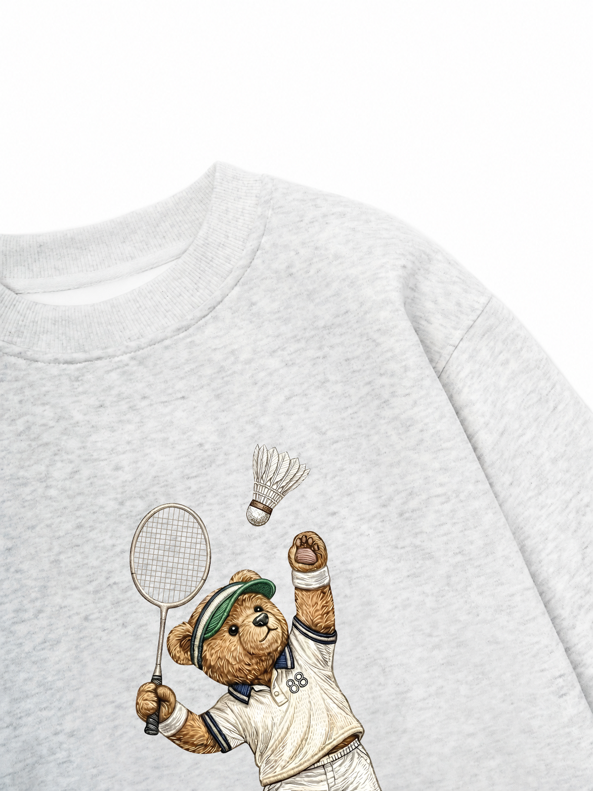 Áo Sweater Nỉ Hai Da Badminton Teddy 88