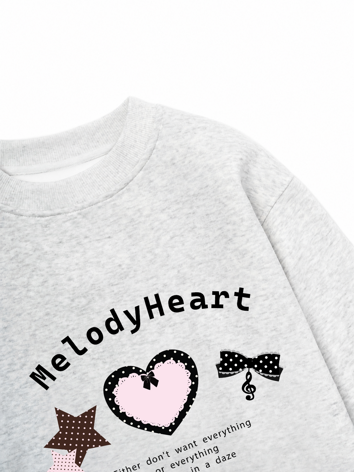 Áo Sweater Nỉ Hai Da Dotty Mood Cherry Diary