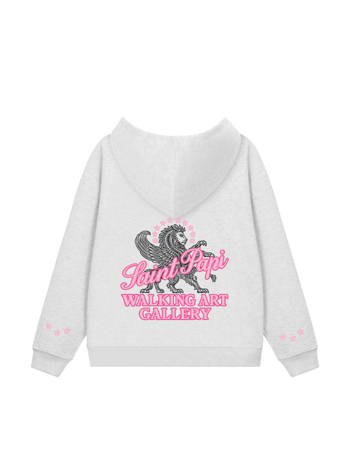 Áo Hoodie Zip Nỉ Hai Da Pink Saint Horse