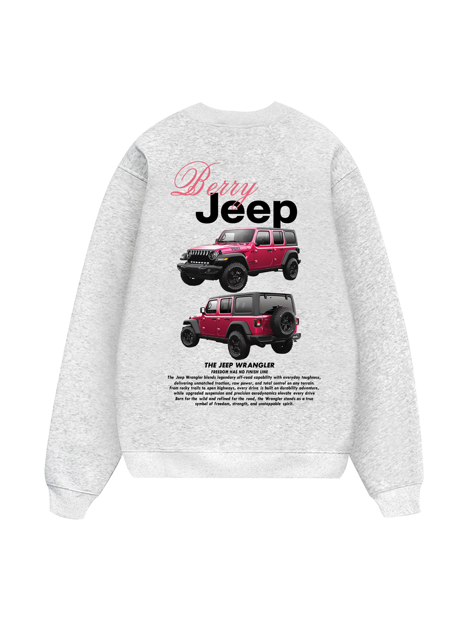 Berry Jeep Sweater