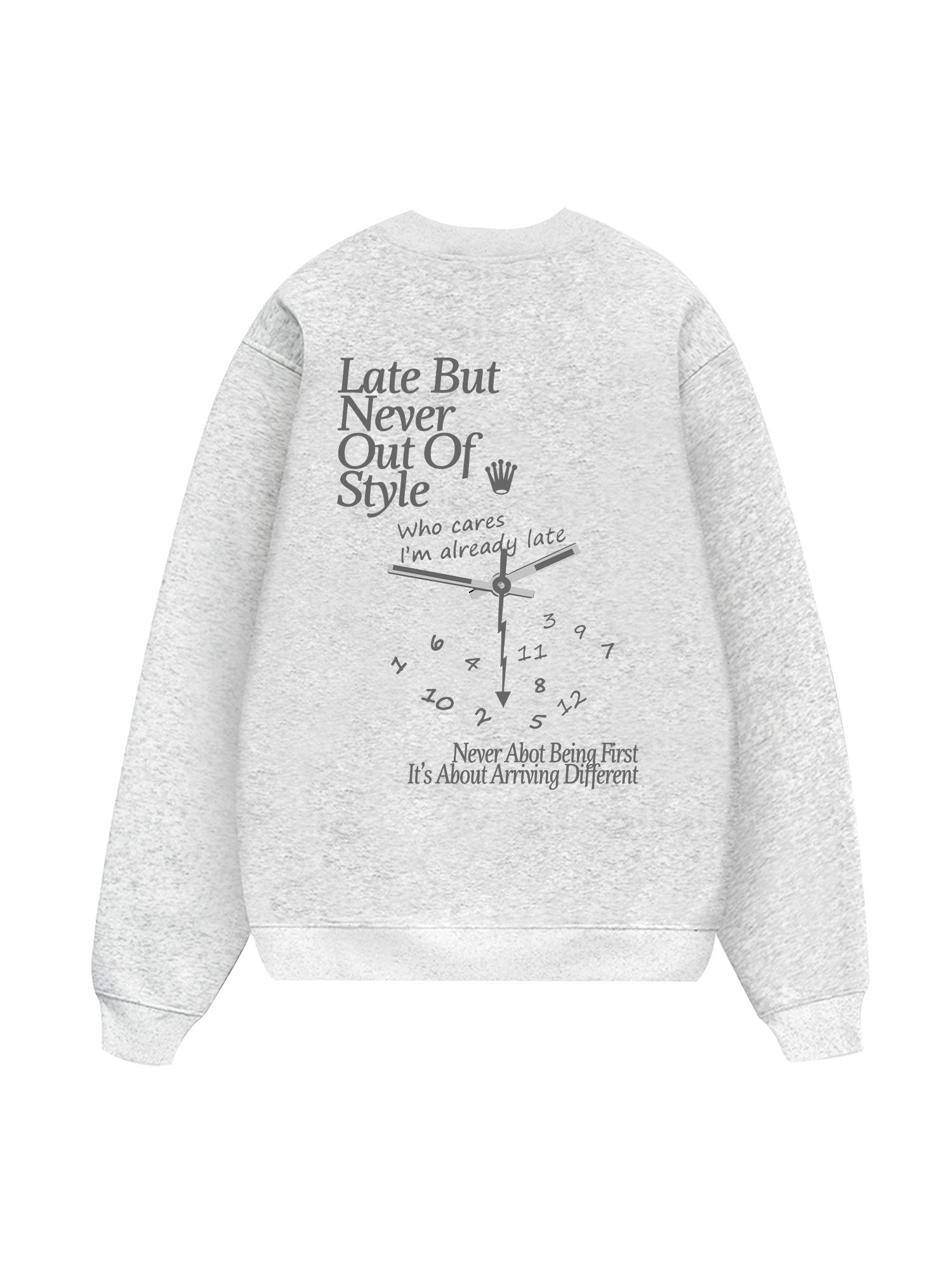 I'm Already Late Sweater