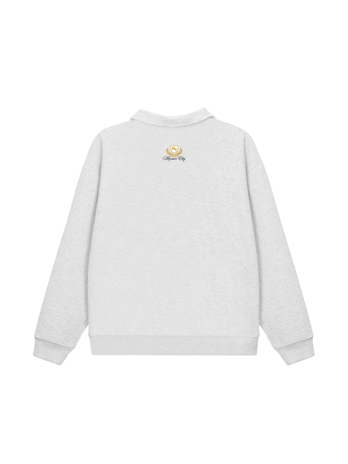 Áo Sweater Polo Nỉ Hai Da Monaco Horse Logo