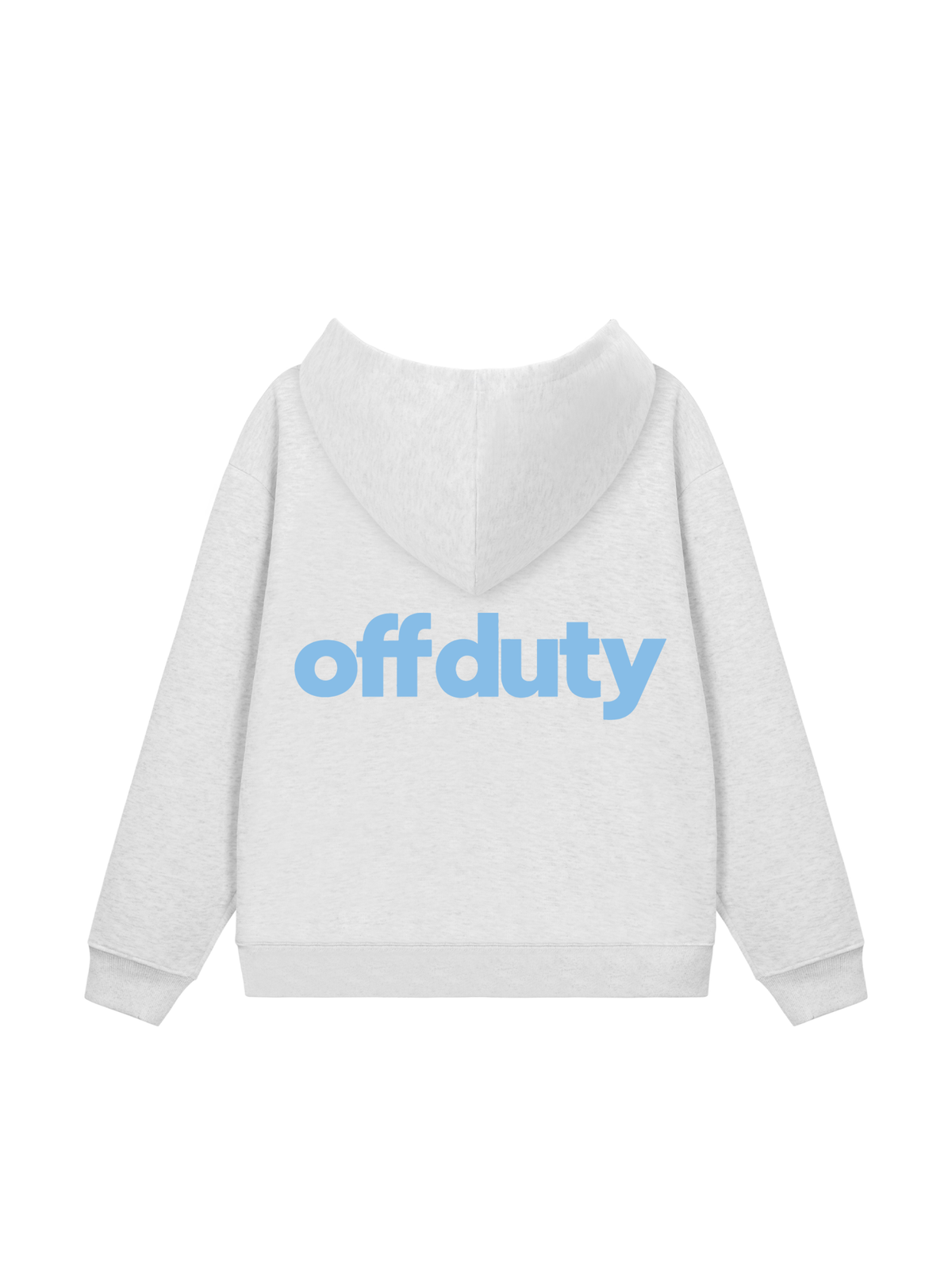 Áo Hoodie Zip Nỉ Hai Da Blue Off Duty
