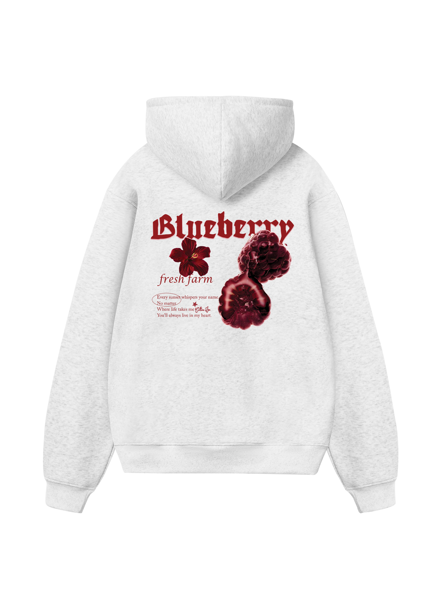 Tropical Blue Berry Hoodie