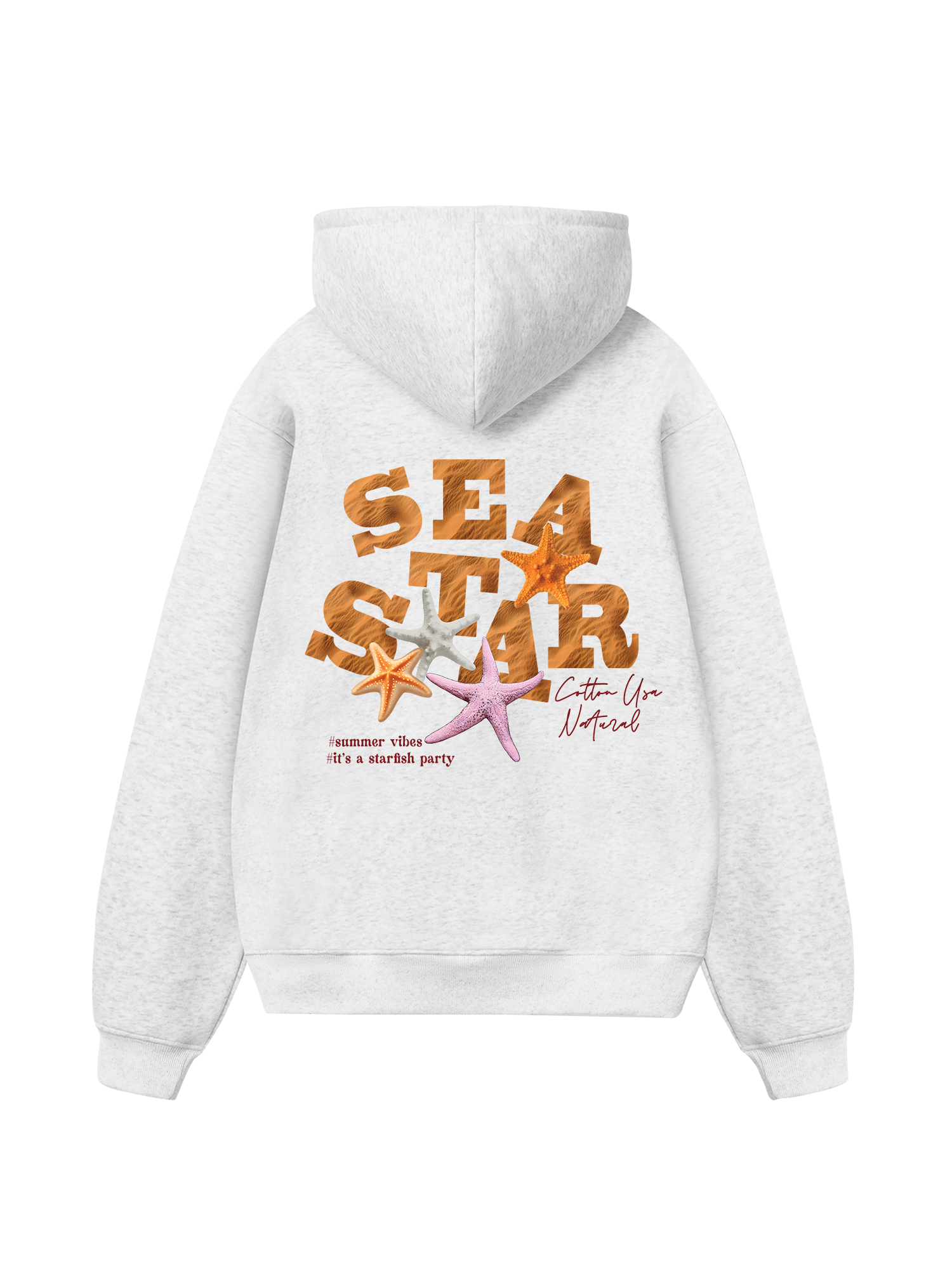 Tropical Starfish Parrty Sand Hoodie