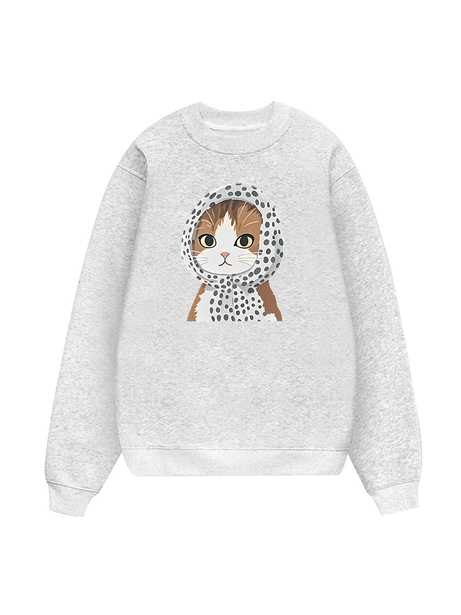Winter Vibes Cute Cat Sweater