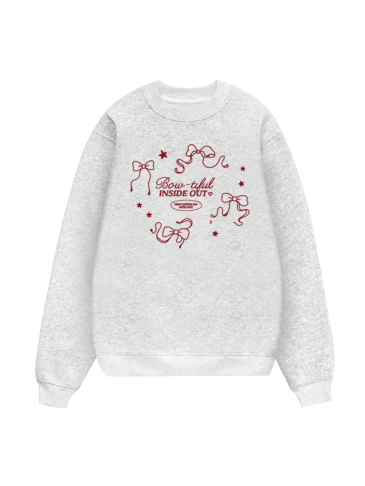 Cute Red Bow Sweater