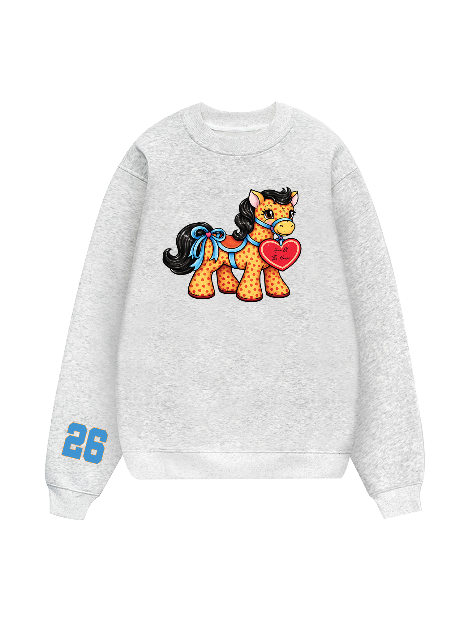 Orange Horrse Sweater