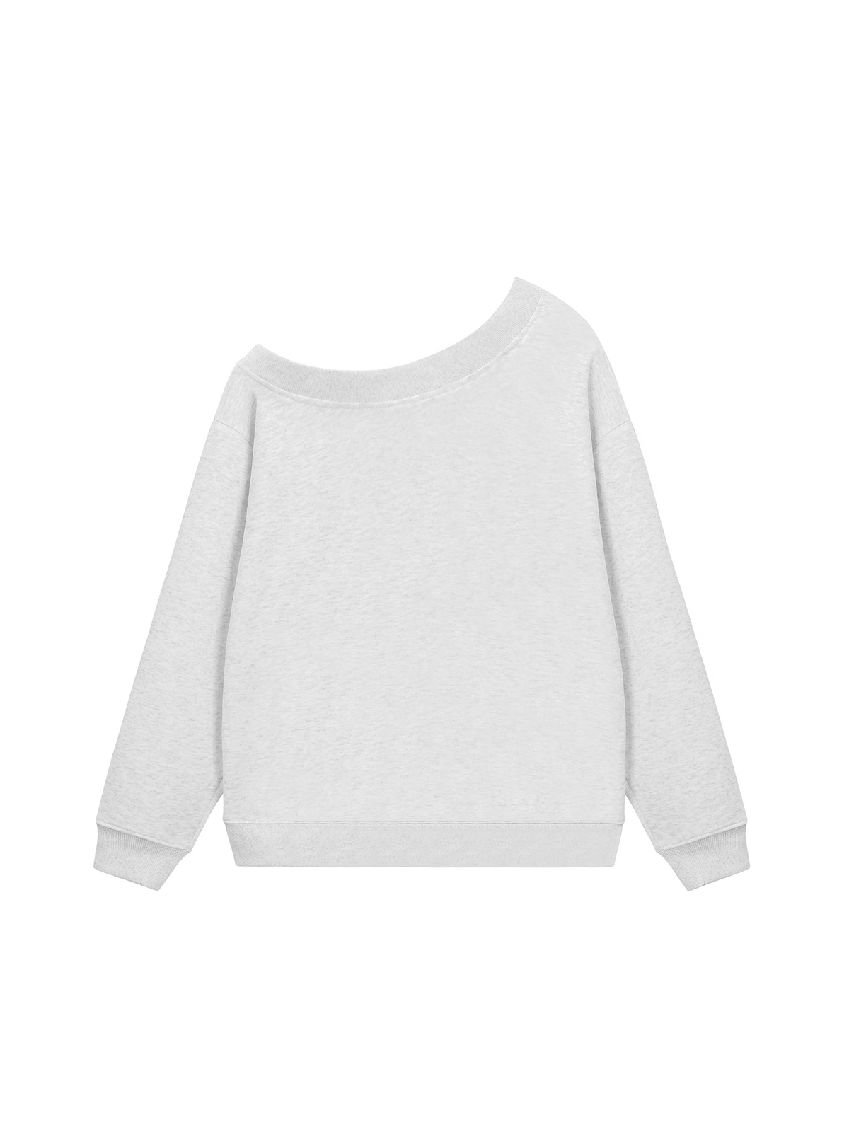 Áo Sweater Lệch Vai Nỉ Hai Da Cherry Yellow Bow