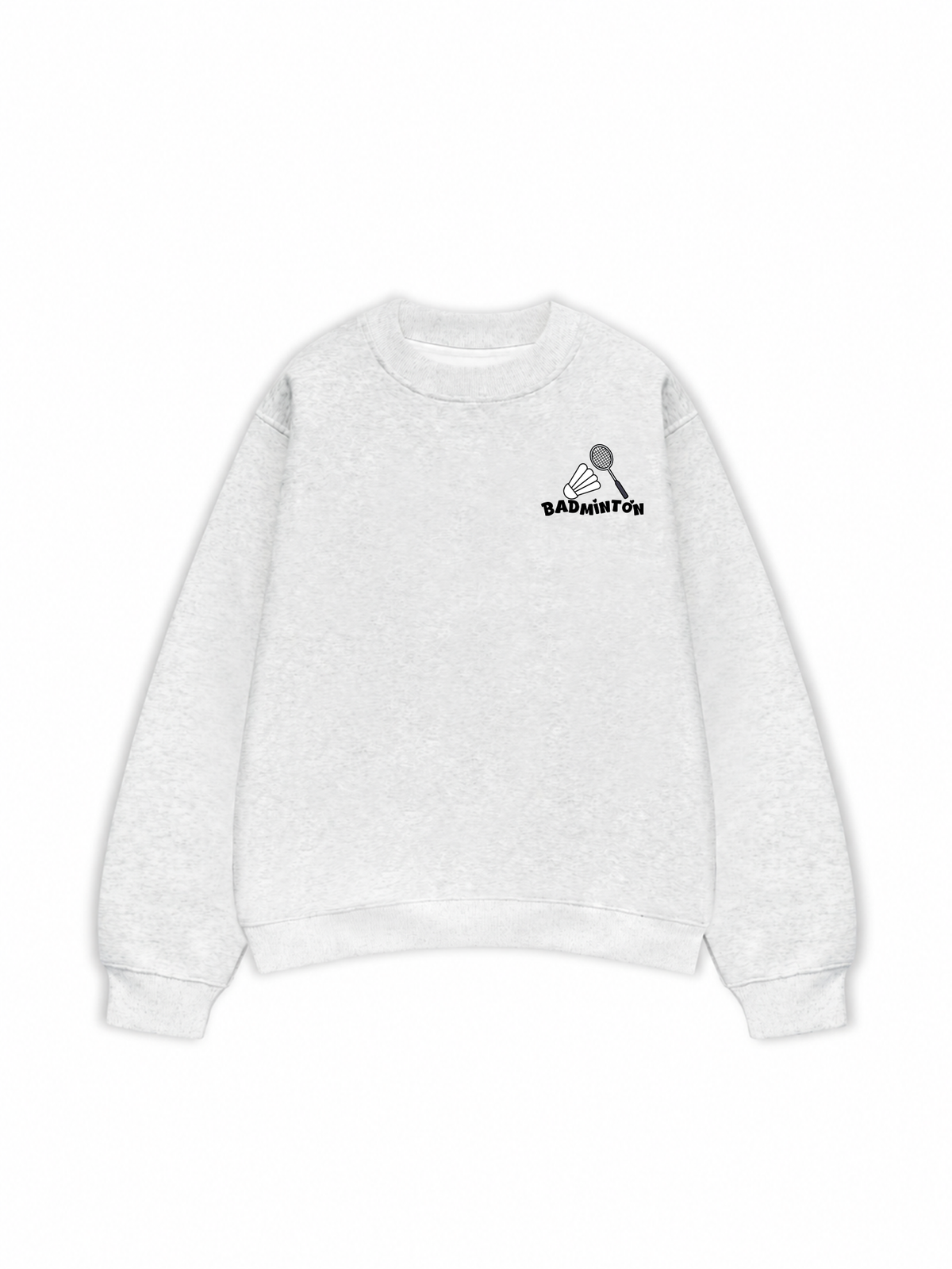 Áo Sweater Nỉ Hai Da Badminton In