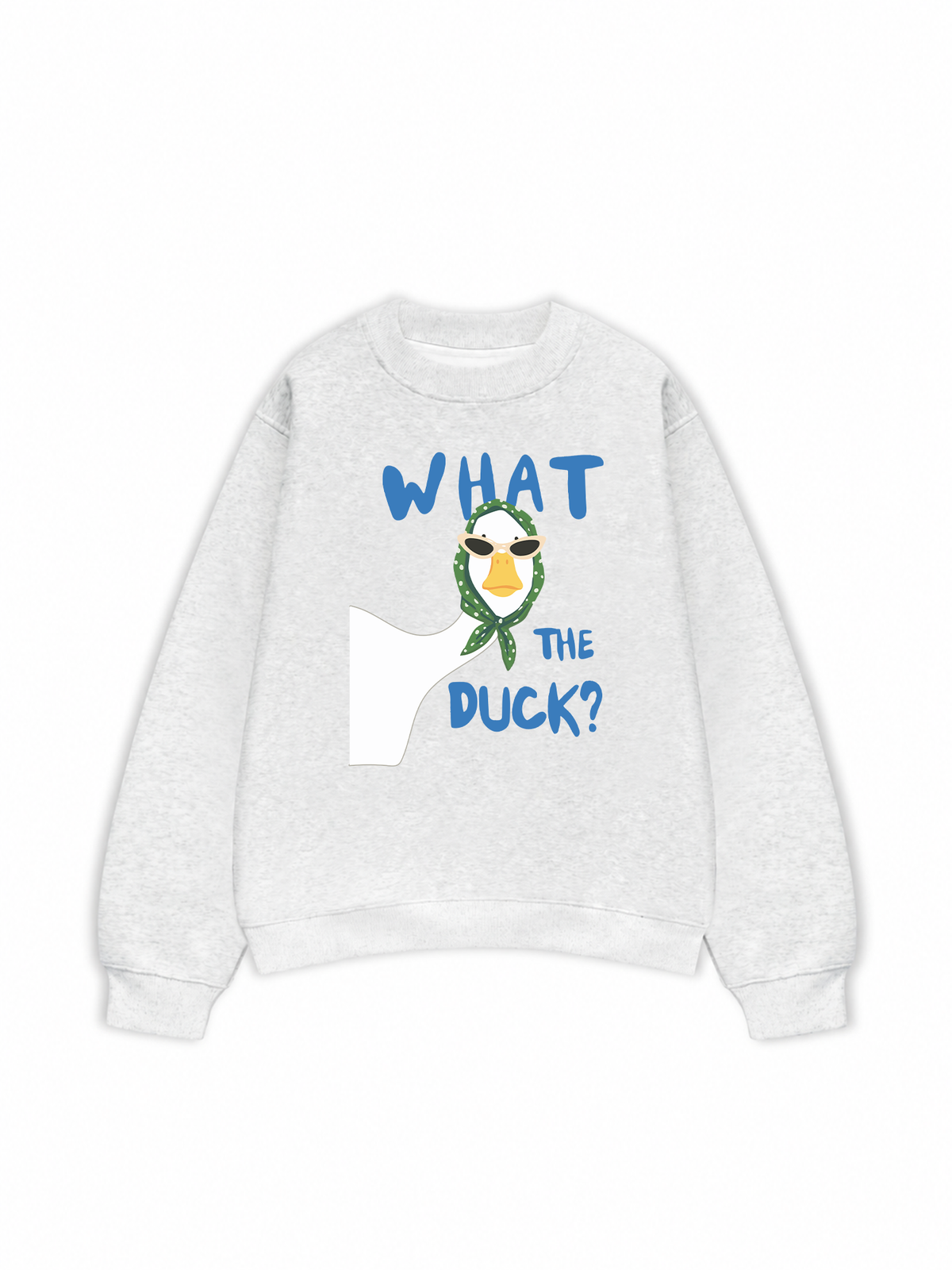 Áo Sweater Nỉ Hai Da Farm What The Duck