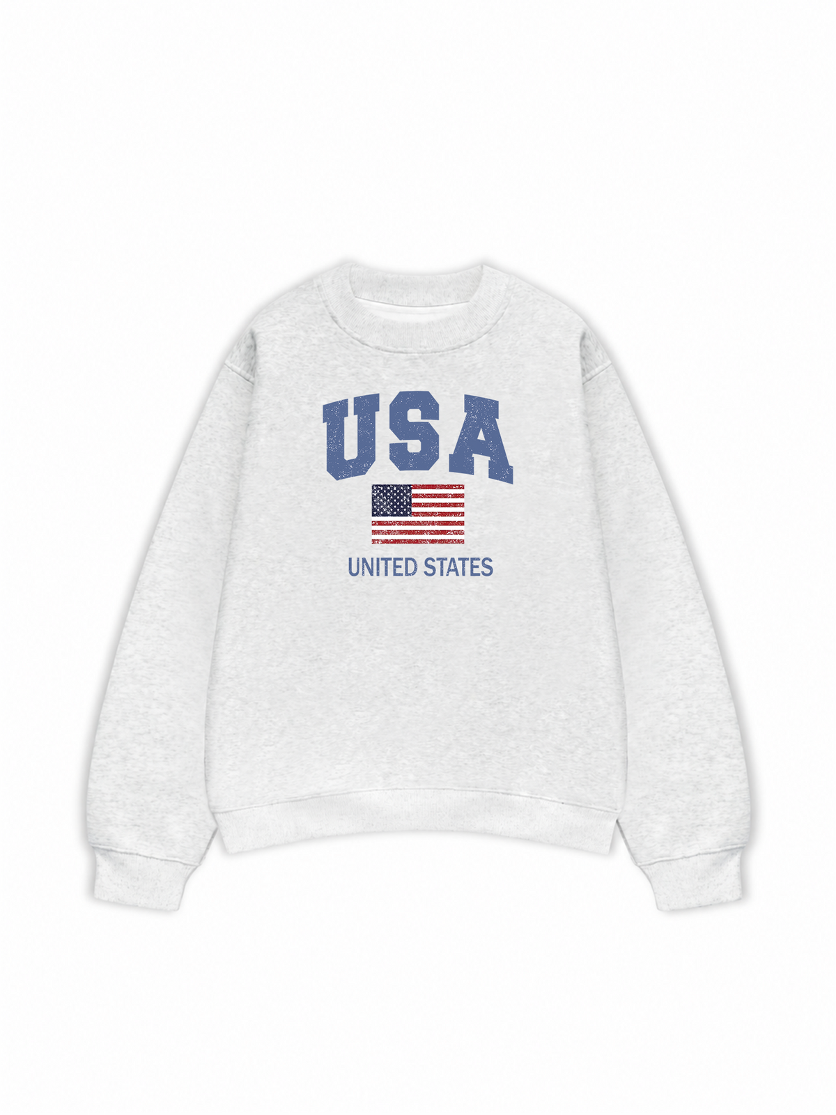 Áo Sweater Nỉ Hai Da USA Vintage United State