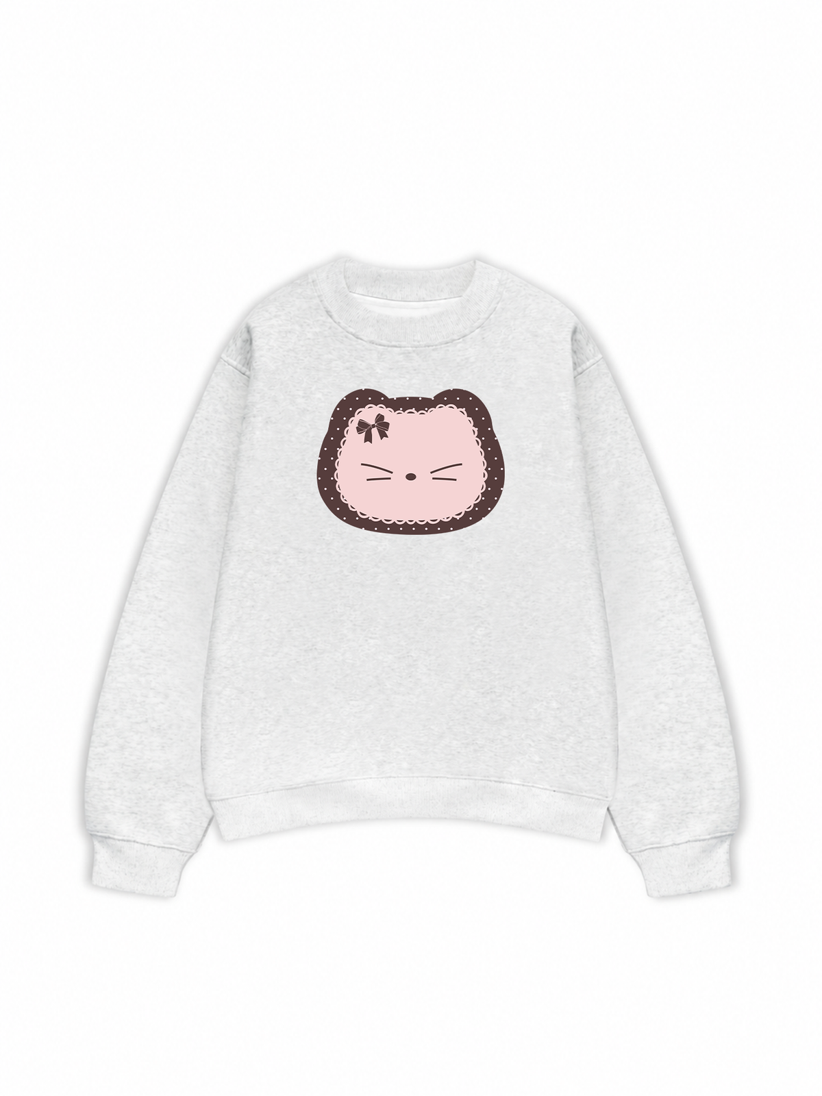 Áo Sweater Nỉ Hai Da Dotty Mood Cute Cat