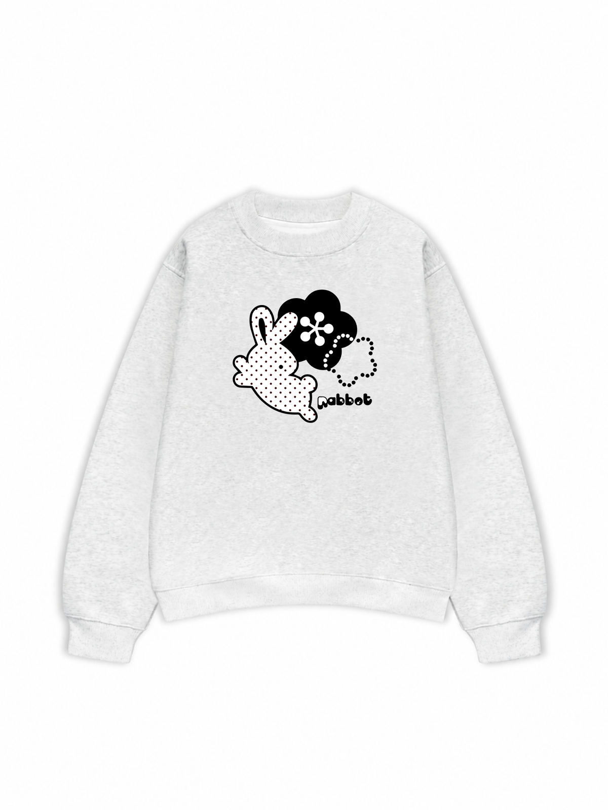 Áo Sweater Nỉ Hai Da Dotty Mood Cute Bunny