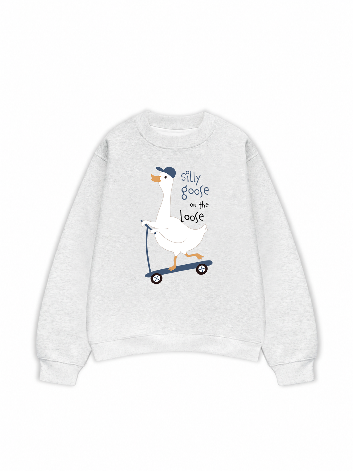 Áo Sweater Nỉ Hai Da Farm Silly Goose On The Loose