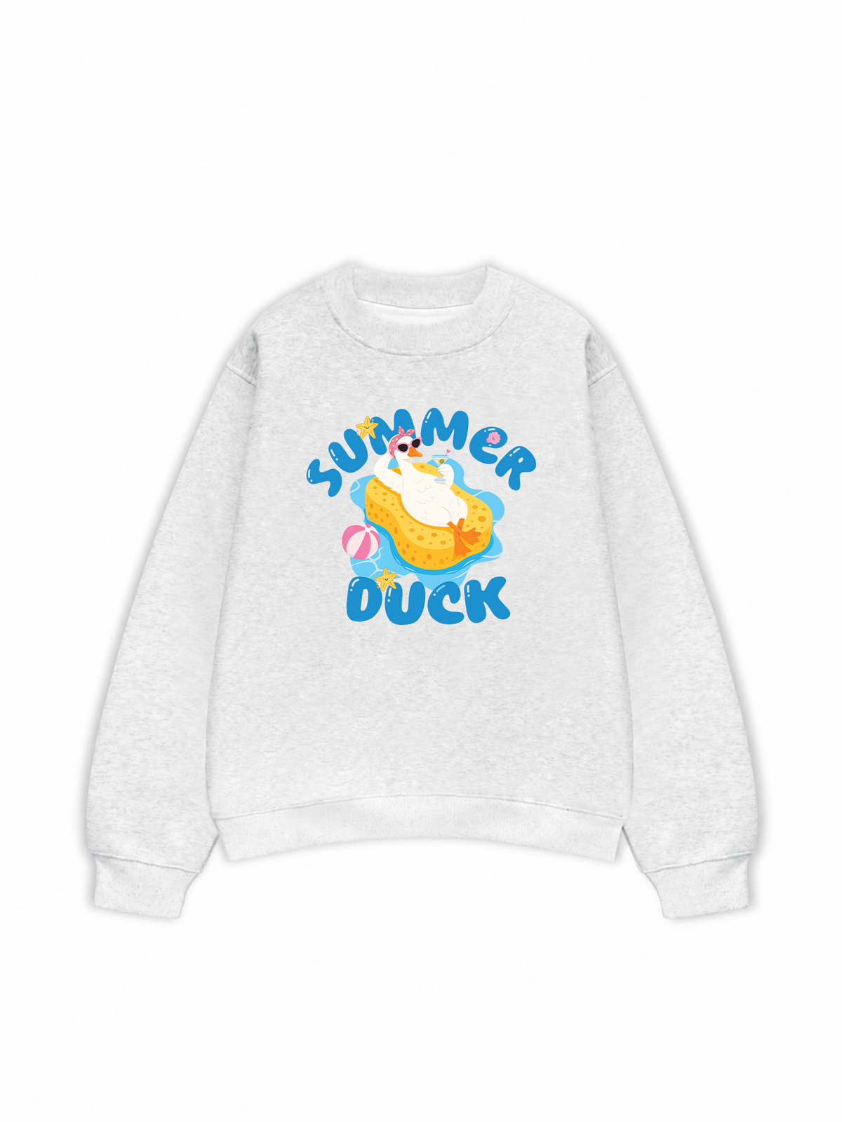Áo Sweater Nỉ Hai Da Farm Summer Duck