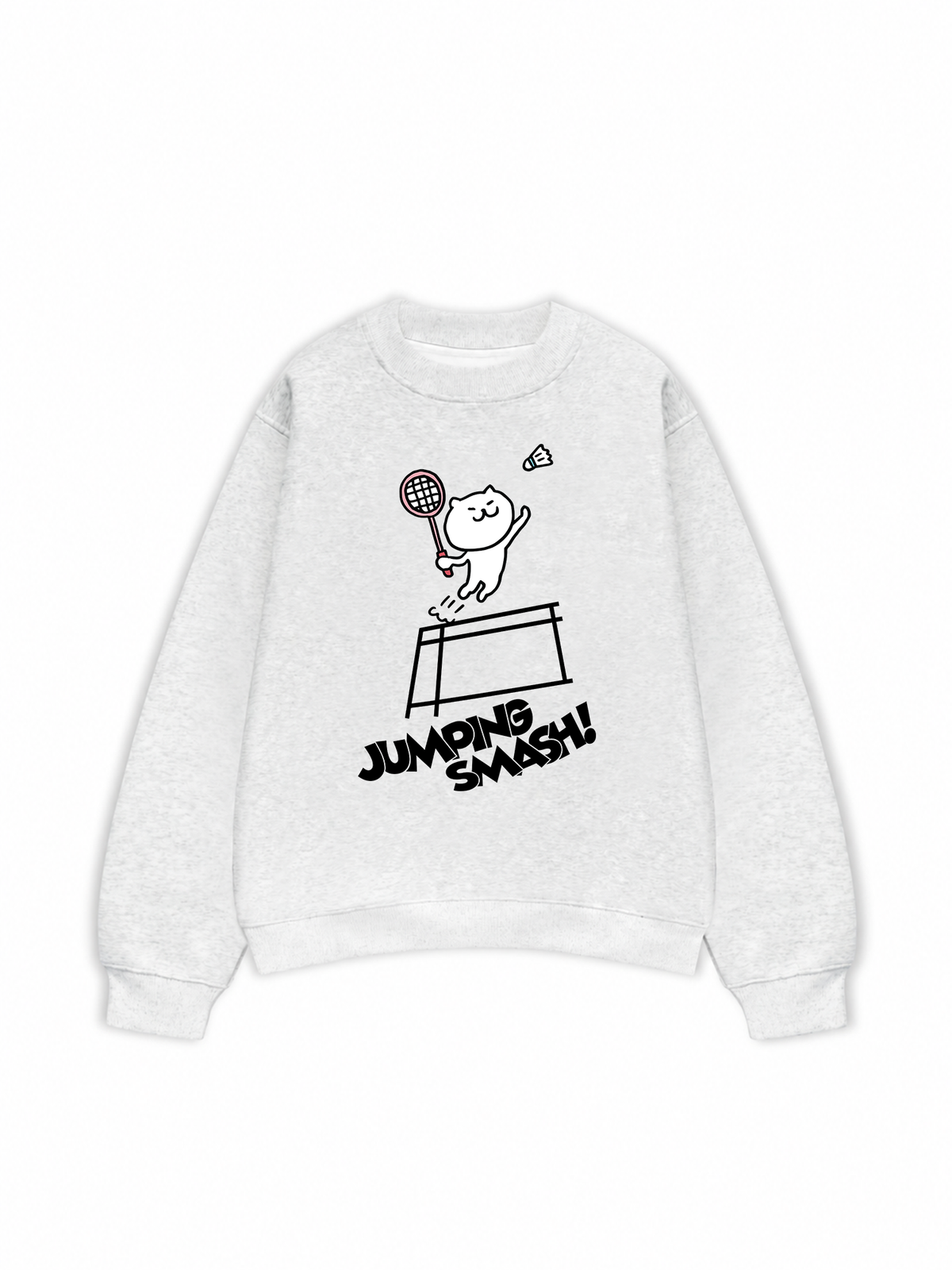 Áo Sweater Nỉ Hai Da Badminton Jumping Smash
