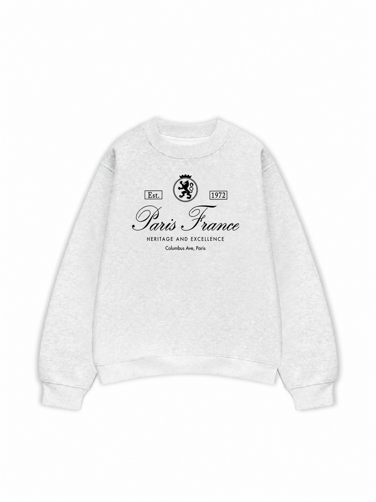 Áo Sweater Nỉ Hai Da Vintage Paris France