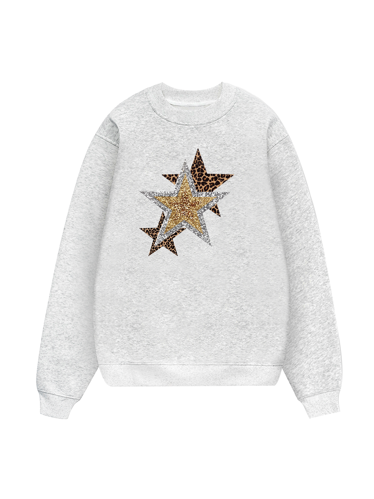 Sweater Urban Leopard Metallic Savage Stars