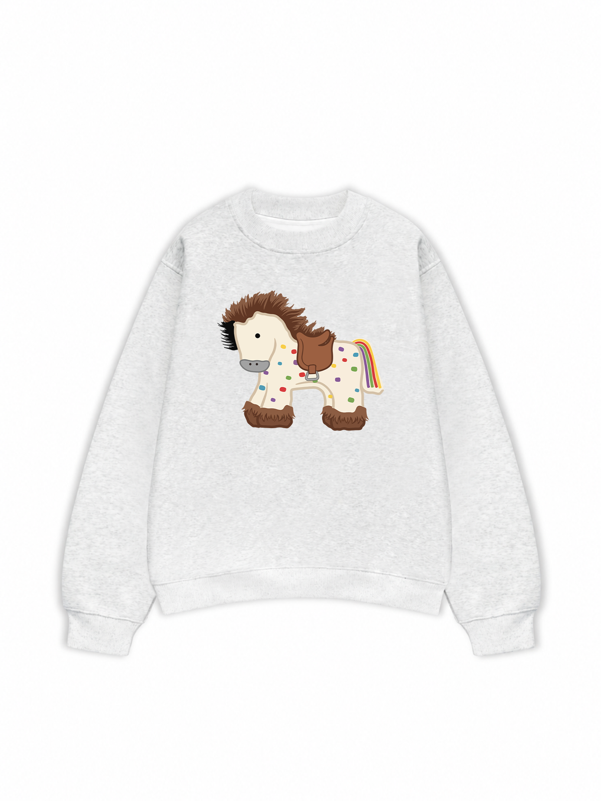 Áo Sweater Nỉ Hai Da Dotty Mood Rainbow Tail Pony