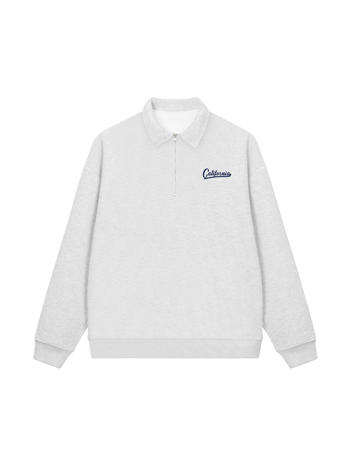 Áo Sweater Polo Nỉ Hai Da USA Califorinia Blue