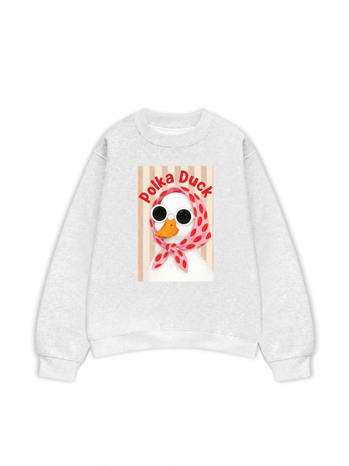 Áo Sweater Nỉ Hai Da Farm Polka Duck