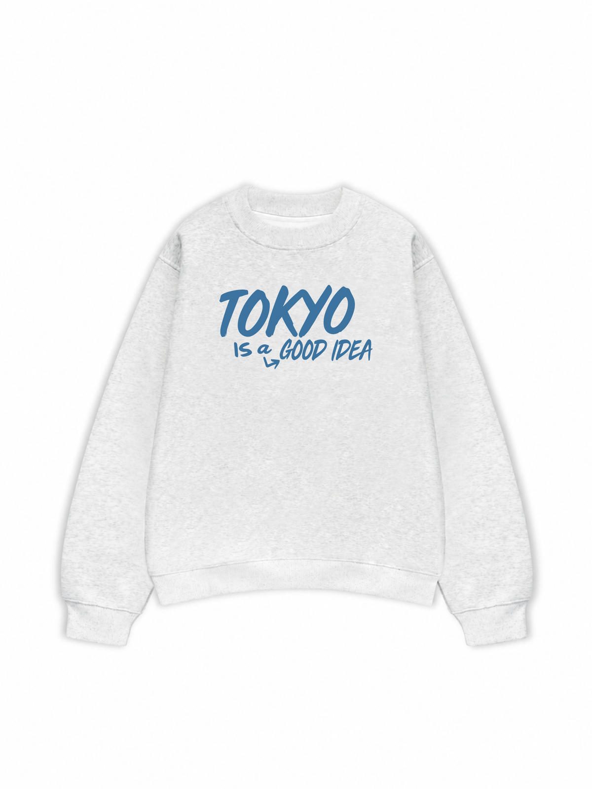 Áo Sweater Nỉ Hai Da City Tokyo Always Is A Good Idea
