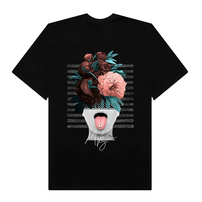 Flash Sale MLB Floral Bloom Girl Retro T-Shirt