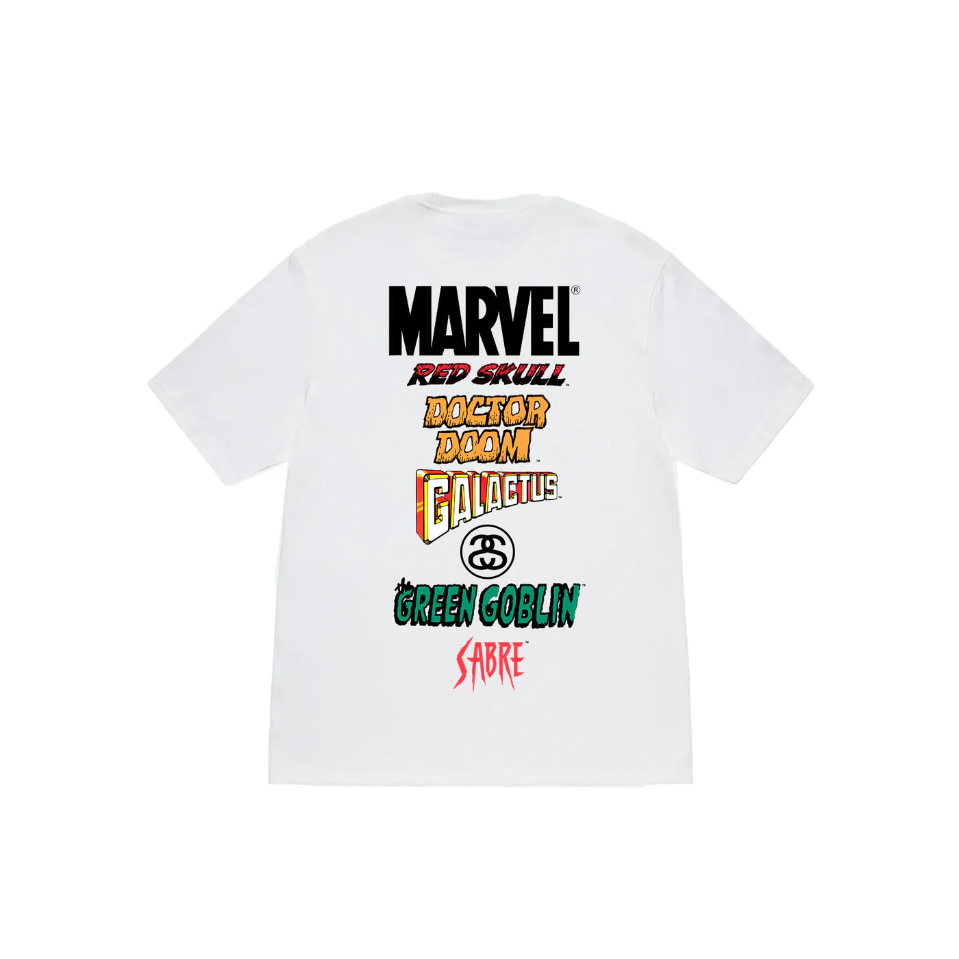 Flash Sale Stussy x Marvel Red Skull T-Shirt