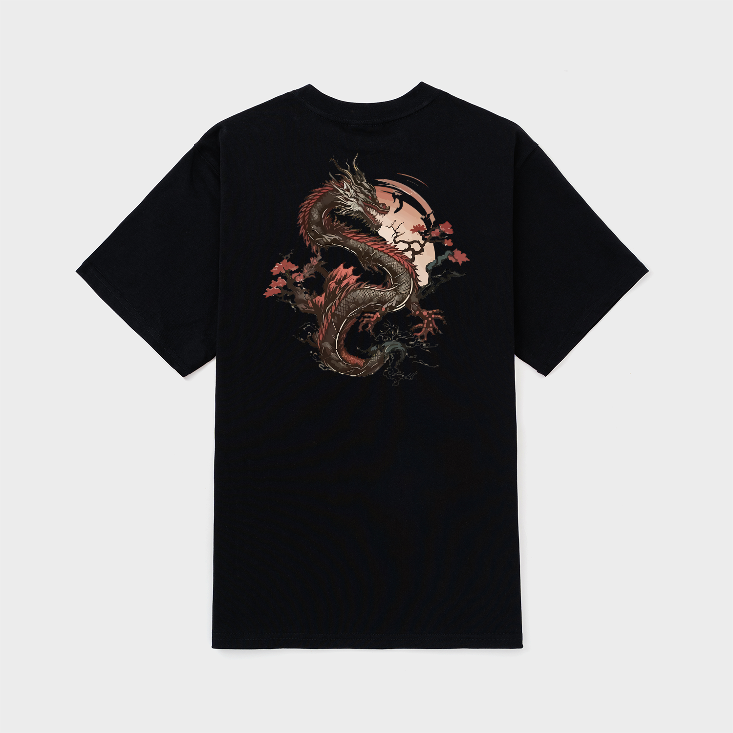 JAPANESE DRAGON VINTAGE T-SHIRT / ĐEN