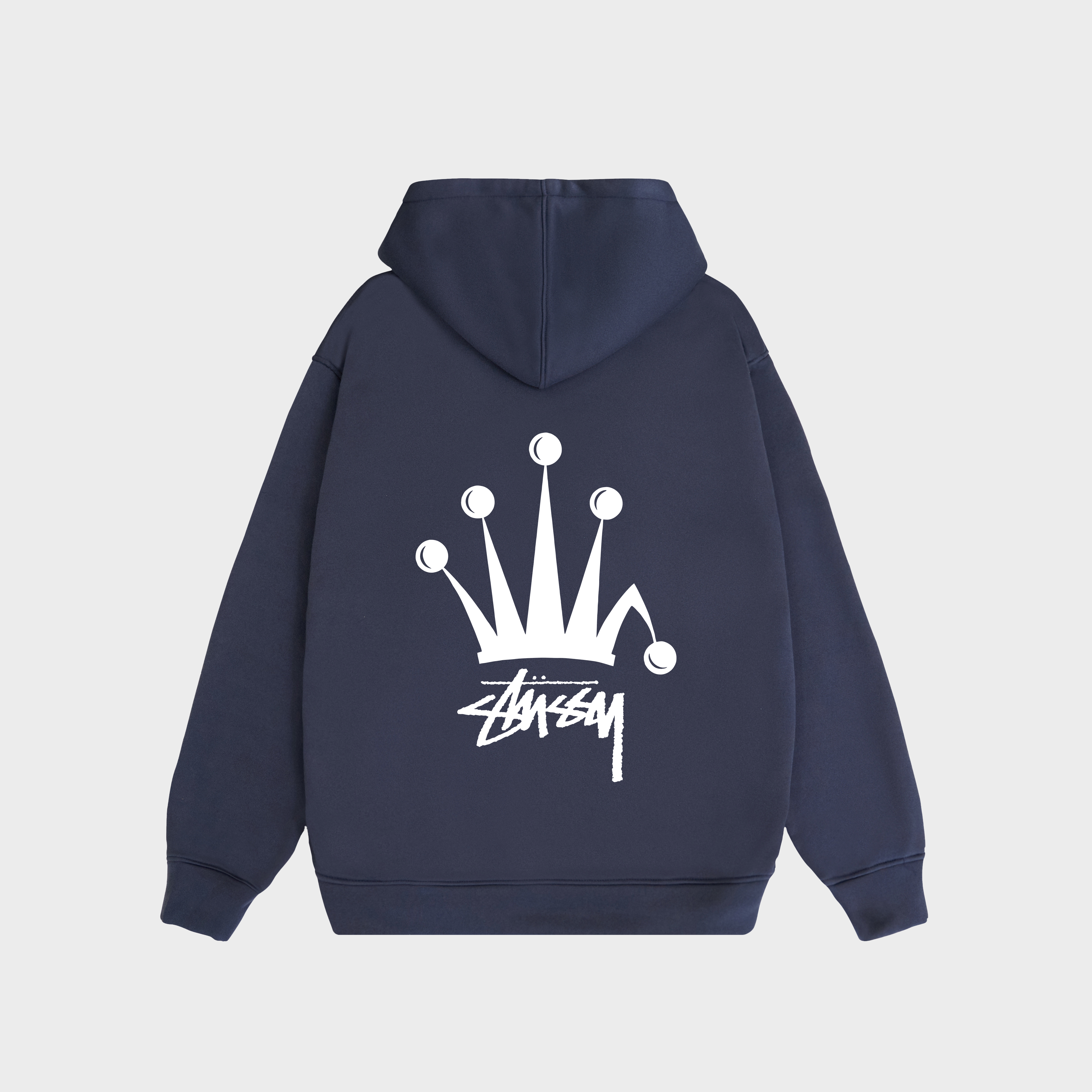 Stussy Regal Crown Tee Pigment Dyed Hoodie