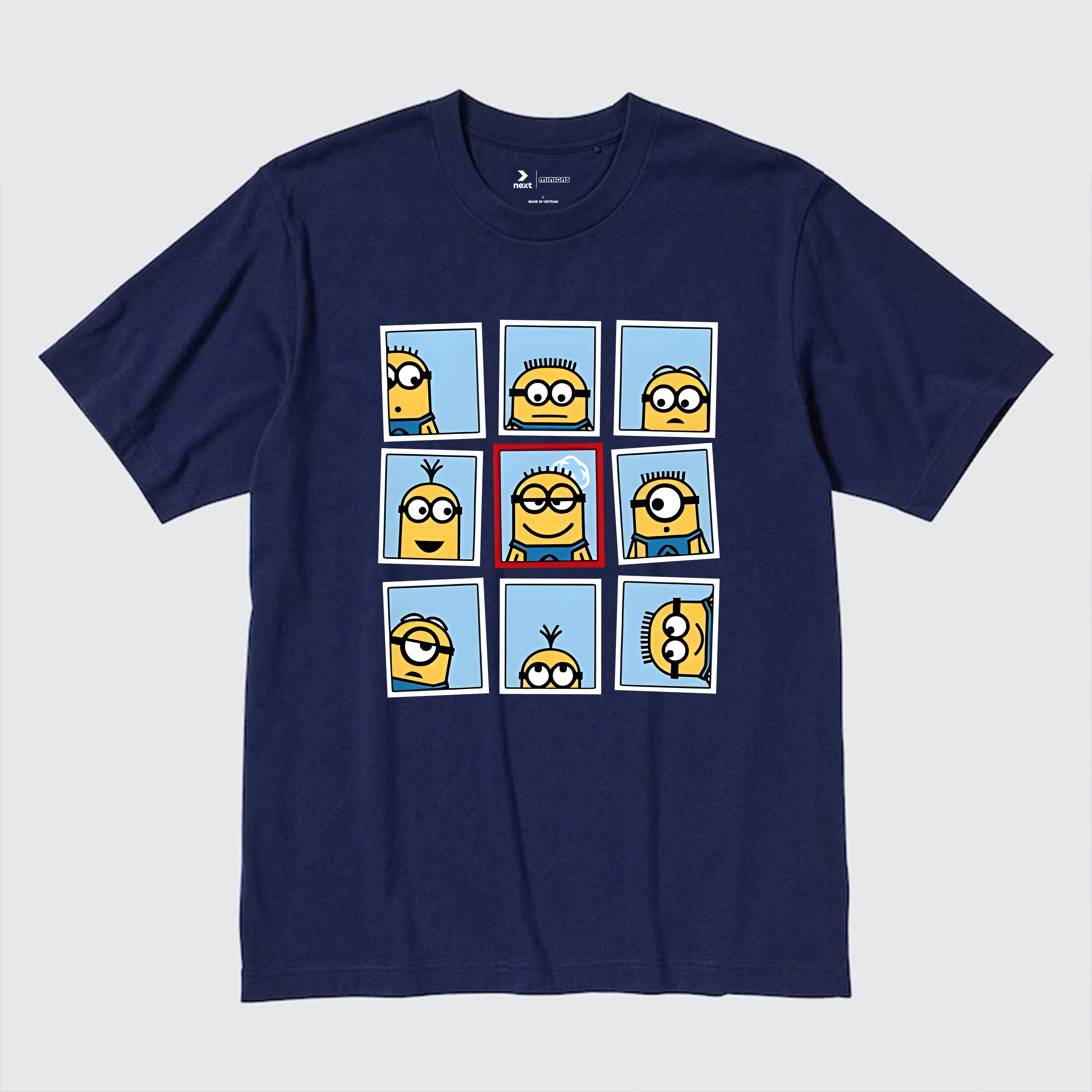 MINIONS WHEN YOU THINK YOU'RE MUTE T-SHIRT / NAVY