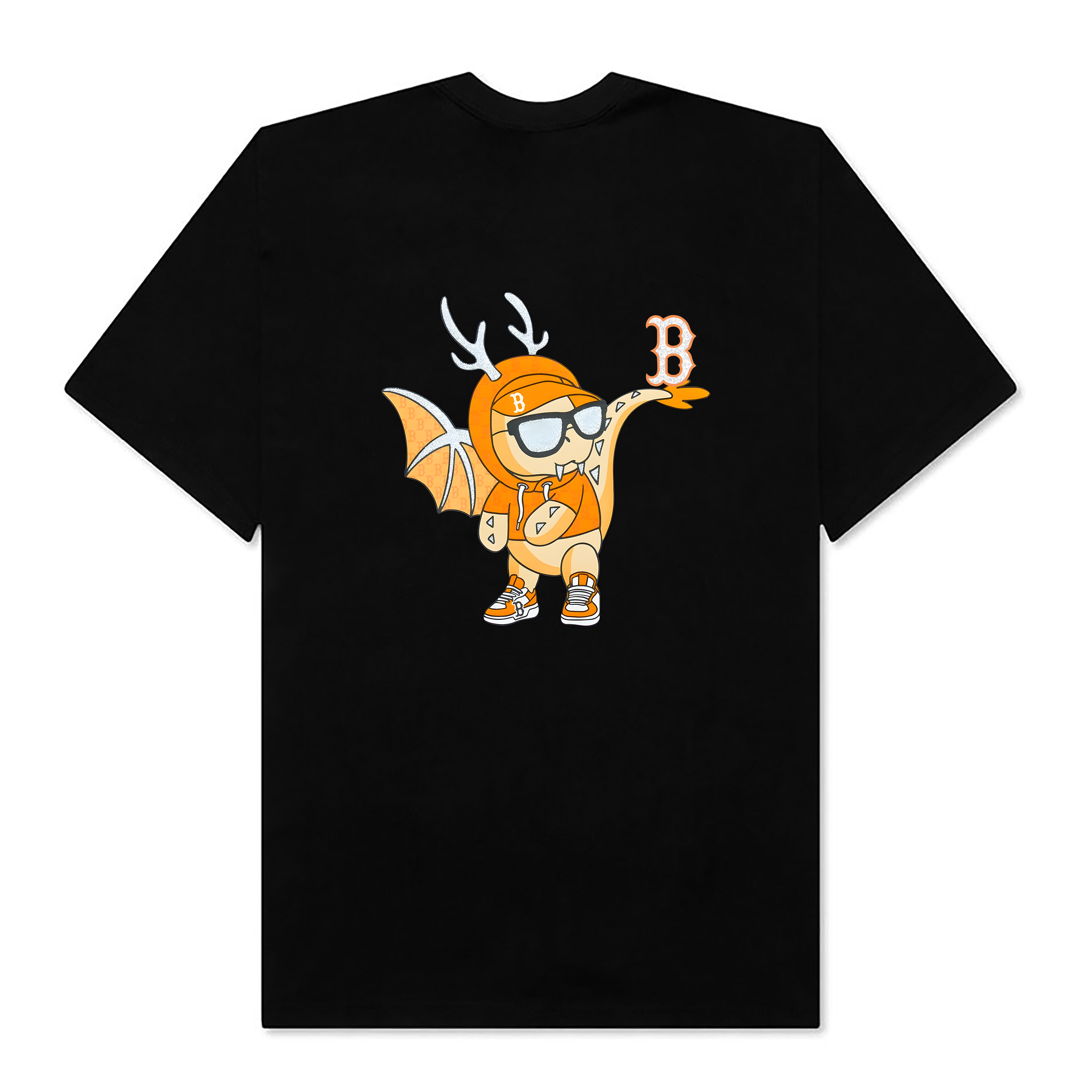 MLB Korea New Year Dragon Boston Red Sox T-Shirt