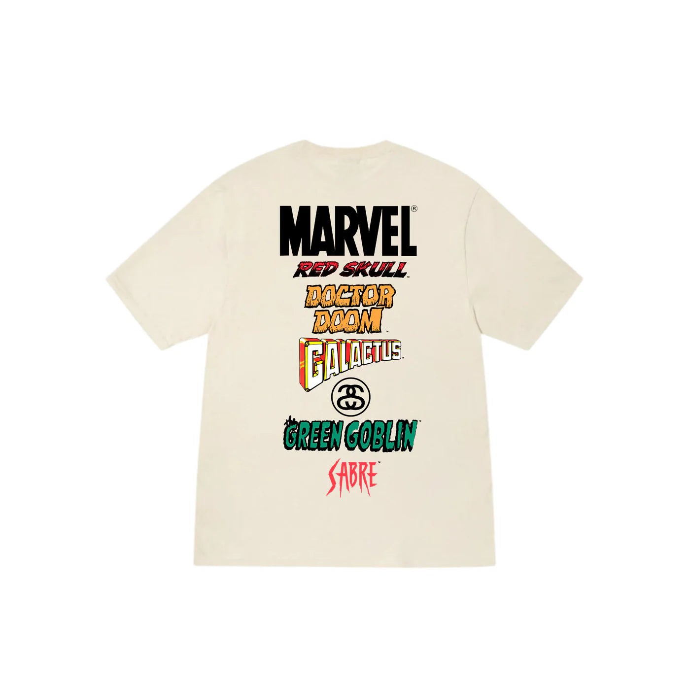 Flash Sale Stussy x Marvel Red Skull T-Shirt