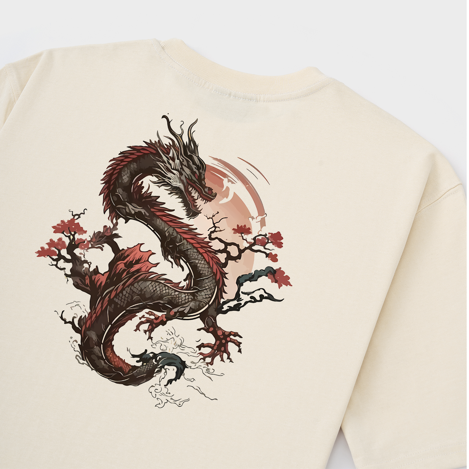 JAPANESE DRAGON VINTAGE T-SHIRT / KEM